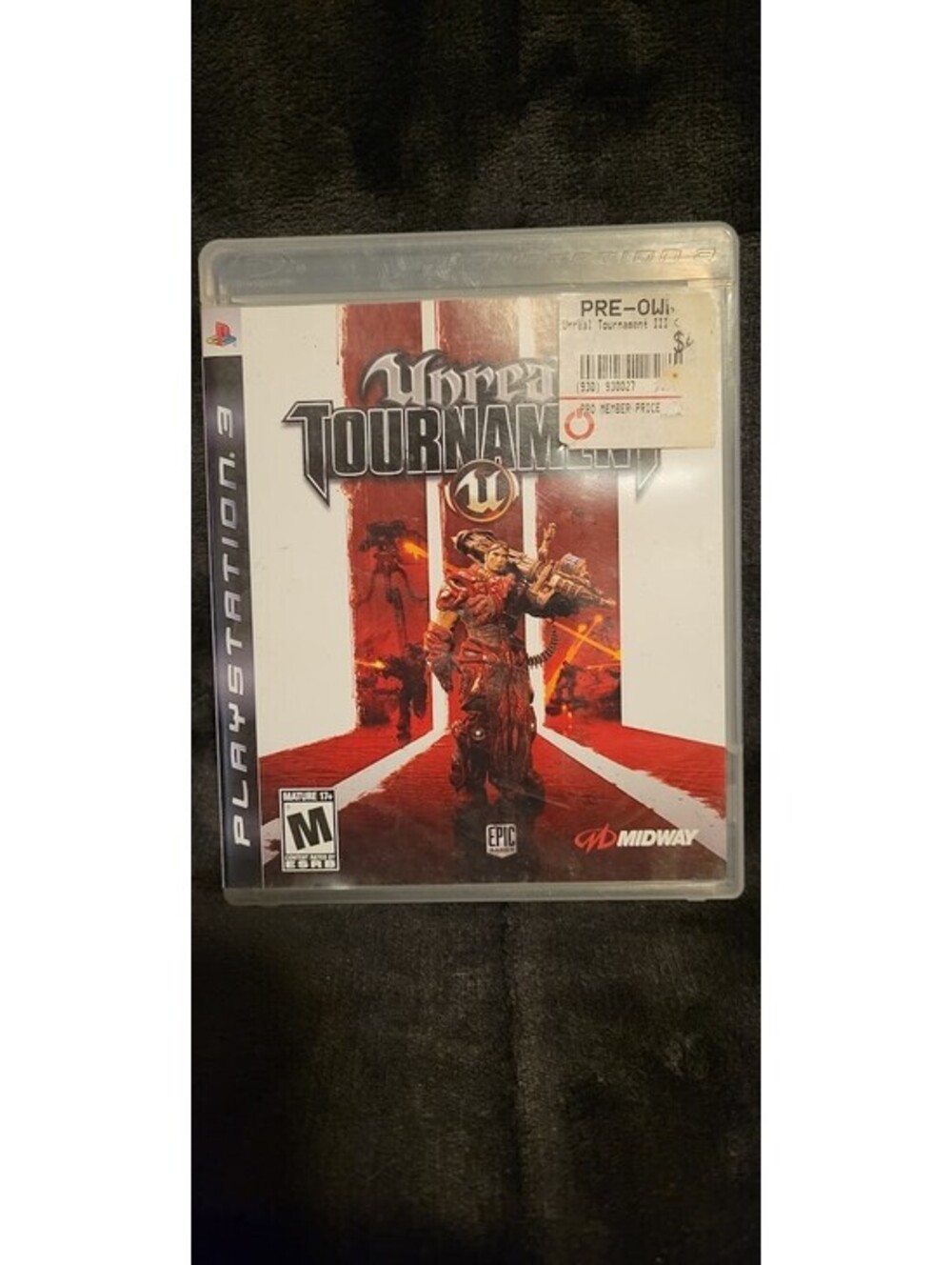Unreal Tournament III Sony PlayStation 3 PS3 2007 Sci Fi Arena Shooter Game